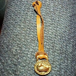 Vintage Dooney & Bourke Brass Duck Purse Charm Fob